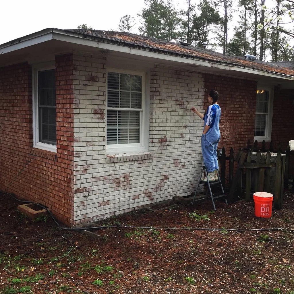 How to Whitewash a Brick House